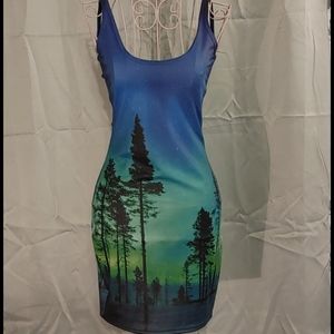 BNWOT SUPER RARE Blackmilk aurora Skye dress S